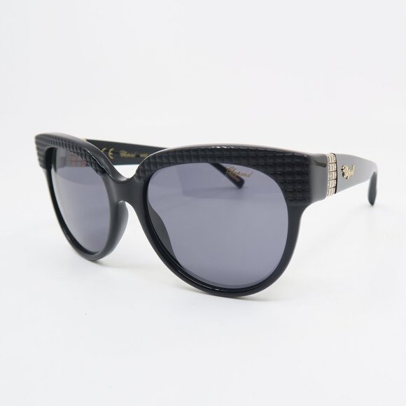 Chopard SCH234S 0700 56mm Black Gray Lenses w Crystals, New Women\'s Sunglasses. main image 8